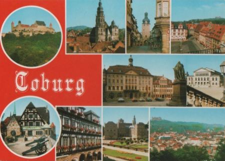 Coburg - mit 9 Bildern - ca. 1980 Coburg - mit 9 Bildern - ca. 1980