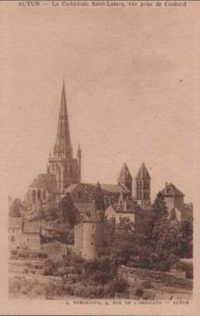 Frankreich - Autun - La Cathedrale Saint-Lazare - ca. 1935 Frankreich - Autun - La Cathedrale Saint-Lazare - ca. 1935