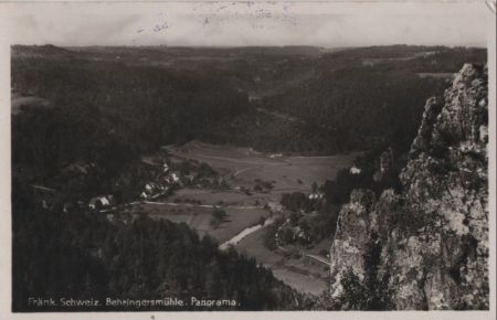 Gößweinstein-Behringersmühle - Panorama - ca. 1955 Gößweinstein-Behringersmühle - Panorama - ca. 1955