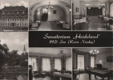 Niesky - See - Sanatorium Heideland - 1967 Niesky - See - Sanatorium Heideland - 1967