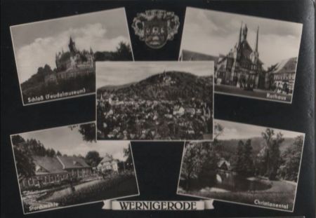Wernigerode - u.a. Rathaus - ca. 1965 Wernigerode - u.a. Rathaus - ca. 1965