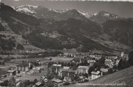 Österreich - Bad Hofgastein - mit Hundskopf - 1972 Österreich - Bad Hofgastein - mit Hundskopf - 1972