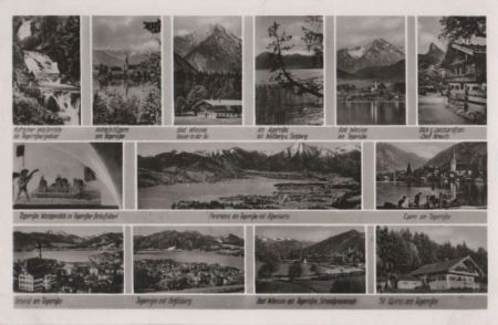 Tegernsee - mit Umgebung - ca. 1955 Tegernsee - mit Umgebung - ca. 1955