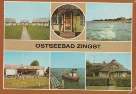 Zingst - u.a. Bemalte Tür - 1988 Zingst - u.a. Bemalte Tür - 1988