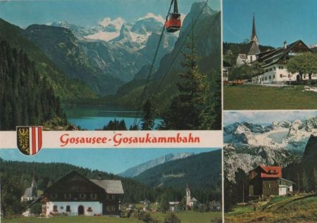 Österreich - Gosausee - Gosaukammbahn - 1980 Österreich - Gosausee - Gosaukammbahn - 1980