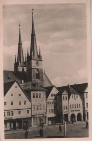 Saalfeld - Markt - 1957 Saalfeld - Markt - 1957