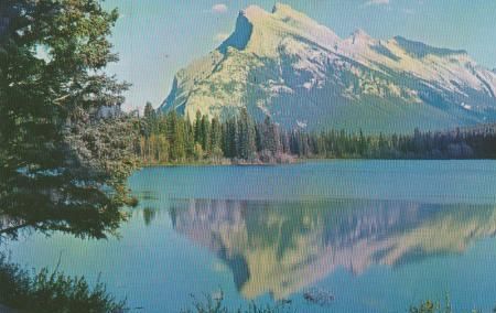 Kanada - Canadian Rockies - Mt. Rundle - ca. 1965 Kanada - Canadian Rockies - Mt. Rundle - ca. 1965