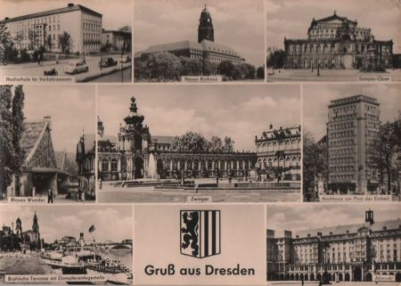 Dresden - u.a. Semper-Oper - 1962 Dresden - u.a. Semper-Oper - 1962