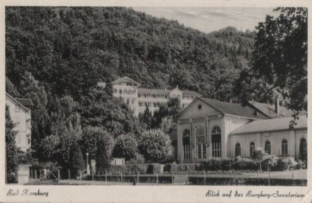 Bad Harzburg - Burgberg-Sanatorium - 1954 Bad Harzburg - Burgberg-Sanatorium - 1954