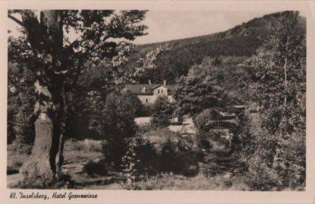 Inselsberg - Hotel Grenzwiese - 1956 Inselsberg - Hotel Grenzwiese - 1956