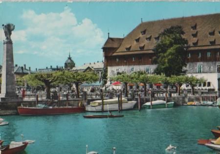 Konstanz - Konzil u. Gondelhafen - ca. 1965 Konstanz - Konzil u. Gondelhafen - ca. 1965