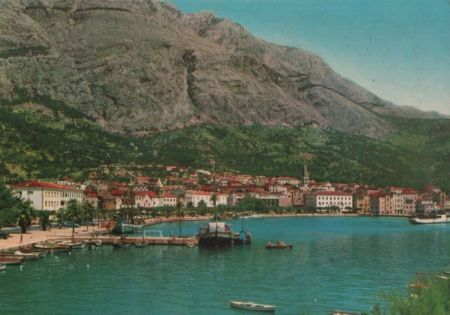 Kroatien - Makarska - Panorama - 1966 Kroatien - Makarska - Panorama - 1966