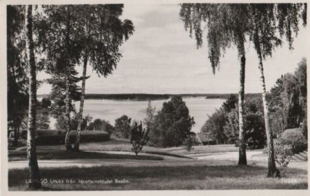 Schweden - Lidingö - Utsikt fran Idrottsinstitutet Bosön - 1955 Schweden - Lidingö - Utsikt fran Idrottsinstitutet Bosön - 1955