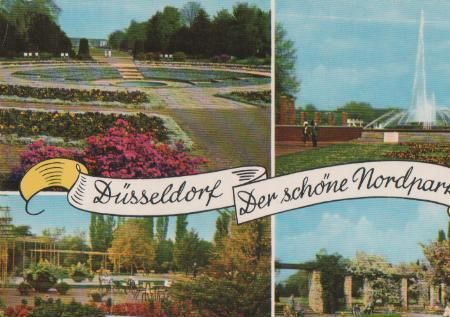 Düsseldorf - Der schöne Nordpark - 1965 Düsseldorf - Der schöne Nordpark - 1965