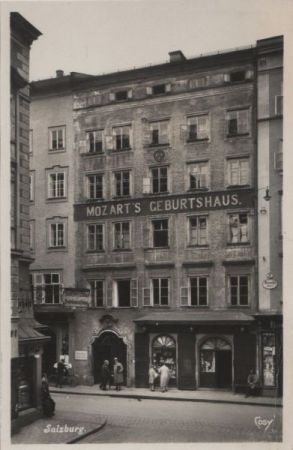 Österreich - Salzburg - Mozarts Geburtshaus - ca. 1955 Österreich - Salzburg - Mozarts Geburtshaus - ca. 1955