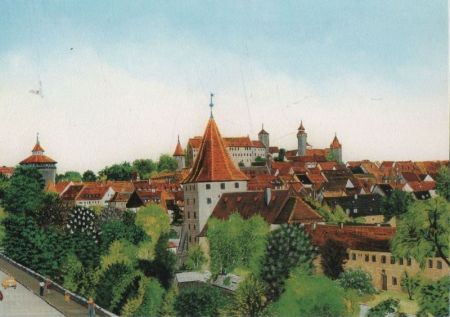 Nürnberg - Altstadt-Panorama - ca. 1985 Nürnberg - Altstadt-Panorama - ca. 1985