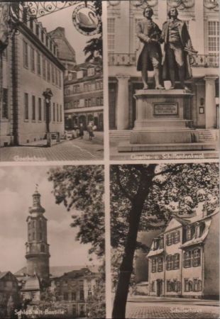 Weimar - u.a. Goethe- und Schillerdenkmal - 1965 Weimar - u.a. Goethe- und Schillerdenkmal - 1965