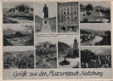 Österreich - Salzburg - mit 10 Bildern - ca. 1955 Österreich - Salzburg - mit 10 Bildern - ca. 1955