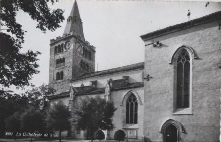 Schweiz - Sion - La Cathedrale - 1963 Schweiz - Sion - La Cathedrale - 1963