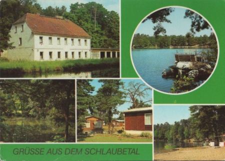 Schlaubetal - u.a. Bungalow-Siedlung - 1982 Schlaubetal - u.a. Bungalow-Siedlung - 1982