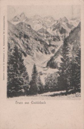Oberstdorf-Einödsbach - ca. 1915 Oberstdorf-Einödsbach - ca. 1915