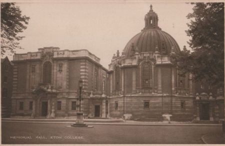 Großbritannien - Eton - College, Memorial Hall - ca. 1940 Großbritannien - Eton - College, Memorial Hall - ca. 1940