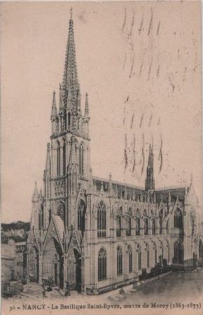 Frankreich - Nancy - La Basilique Saint-Epvre - 1923 Frankreich - Nancy - La Basilique Saint-Epvre - 1923