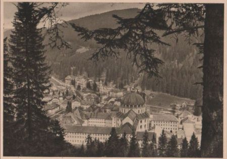 Sankt Blasien - von Süden - ca. 1950 Sankt Blasien - von Süden - ca. 1950