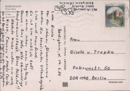 Bordighera - Italien - Panorama