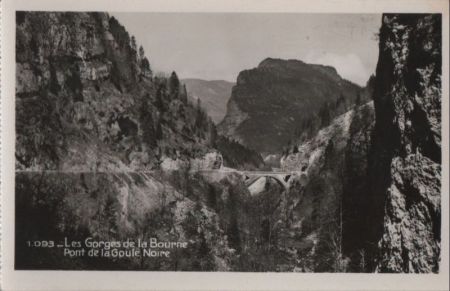 Frankreich - Gorges de la Bourne - Pont de la Goule Noire - ca. 1960 Frankreich - Gorges de la Bourne - Pont de la Goule Noire - ca. 1960