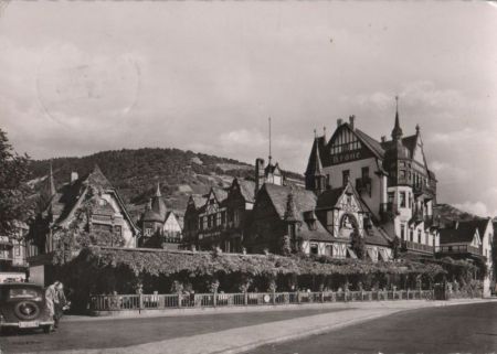 Rüdesheim-Assmannshausen - Gasthof Krone - 1956 Rüdesheim-Assmannshausen - Gasthof Krone - 1956