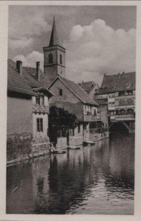 Erfurt - Partie an der Gera - 1953 Erfurt - Partie an der Gera - 1953
