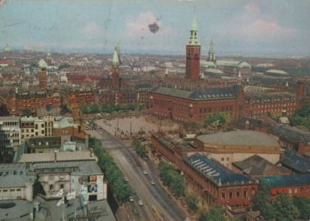 Dänemark - Kopenhagen - Udisgt over Byen - ca. 1975 Dänemark - Kopenhagen - Udisgt over Byen - ca. 1975