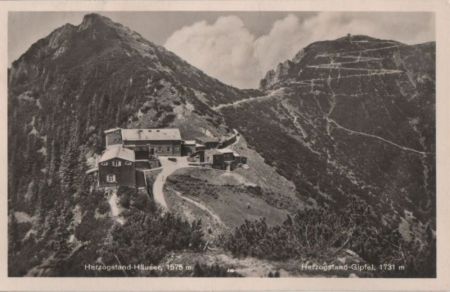 Herzogstand - Häuser und Gipfel - 1952 Herzogstand - Häuser und Gipfel - 1952
