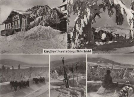 Inselsberg - 5 Teilbilder - 1976 Inselsberg - 5 Teilbilder - 1976