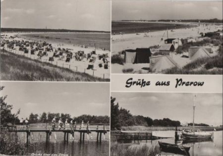 Prerow - 4 Teilbilder - 1975 Prerow - 4 Teilbilder - 1975