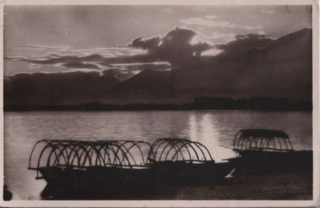 Schweiz - Locarno - Abendstimmung am Lago Maggiore - 1933 Schweiz - Locarno - Abendstimmung am Lago Maggiore - 1933