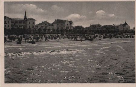 Binz - Blick vom Wasser - ca. 1955 Binz - Blick vom Wasser - ca. 1955