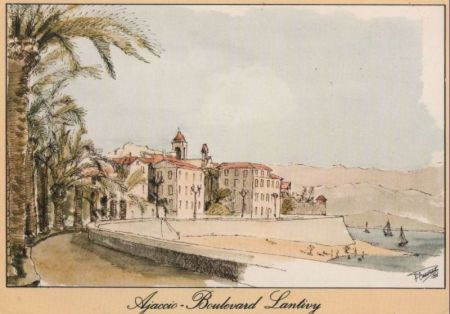 Frankreich - Ajaccio - Boulevard Lantivy - ca. 1985 Frankreich - Ajaccio - Boulevard Lantivy - ca. 1985