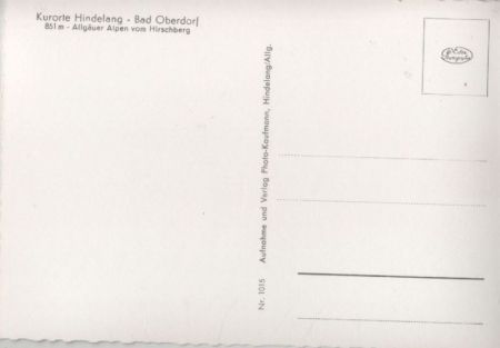 Bad Hindelang - von oben Bad Hindelang - von oben