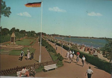 Eckernförde - Kurpark und Strand - 1960 Eckernförde - Kurpark und Strand - 1960