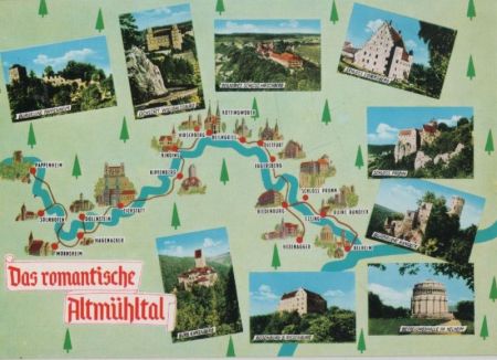 Altmühl - u.a. Befreiungshalle - 1992 Altmühl - u.a. Befreiungshalle - 1992
