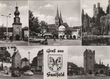 Saalfeld - u.a. Darrtor - ca. 1985 Saalfeld - u.a. Darrtor - ca. 1985