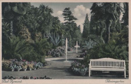 Bad Pyrmont - Palmengarten - 1940 Bad Pyrmont - Palmengarten - 1940