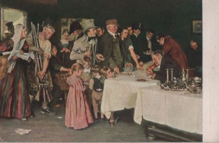 Leipzig - Museum der bildenden Künste, A. Kampf, Volksopfer - ca. 1935 Leipzig - Museum der bildenden Künste, A. Kampf, Volksopfer - ca. 1935