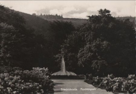 Friedrichroda - Puschkinpark - 1967 Friedrichroda - Puschkinpark - 1967