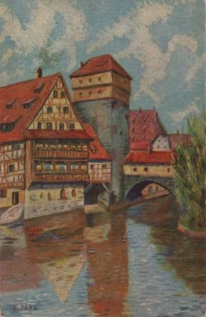 Nürnberg - Am Henkersteg - ca. 1960 Nürnberg - Am Henkersteg - ca. 1960