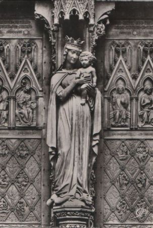 Frankreich - Strasbourg - Cathedrale, Portail Central - ca. 1955 Frankreich - Strasbourg - Cathedrale, Portail Central - ca. 1955