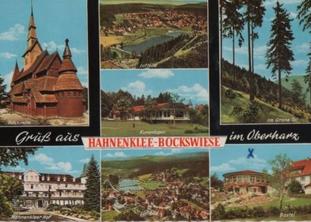 Goslar Hahnenklee - Bockswiese, u.a. Kuranlagen - 1964 Goslar Hahnenklee - Bockswiese, u.a. Kuranlagen - 1964