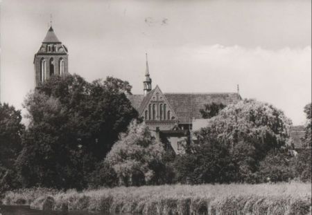Güstrow - Dom, Südseite - 1983 Güstrow - Dom, Südseite - 1983